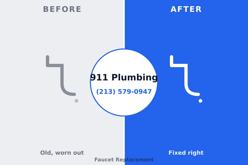 Before and after: plumbing company Newport, RI